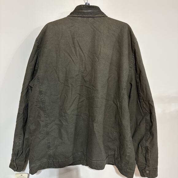 LEVI'S Mens Military Jacket Olive Green Size XXL NWT FLAWED - Picture 9 of 16